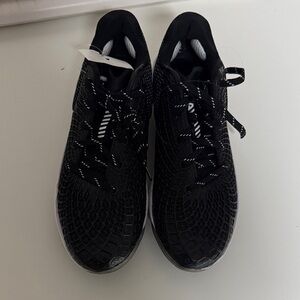 Black and White Baseball Cleats
